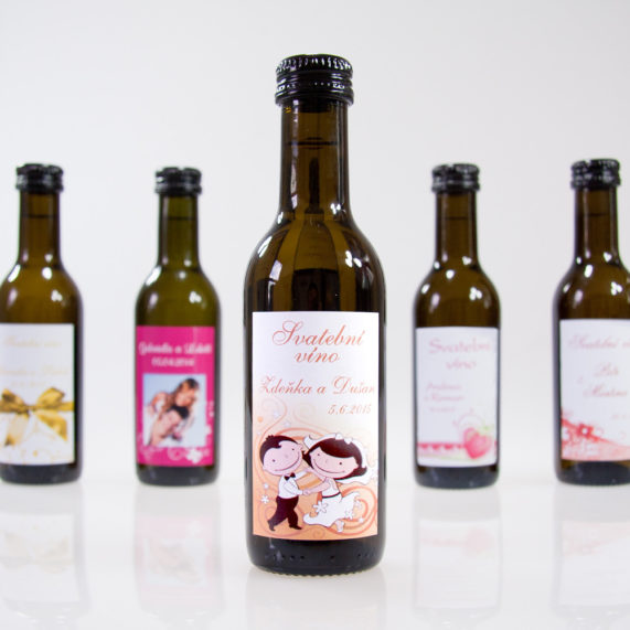 Svatební víno - Müller Thurgau s možností vlastní etikety