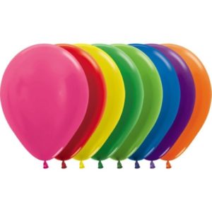 Nafukovací balónky mix - klasické metalické