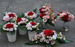 Květiny Detail - Svatební kytice velký set