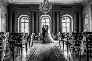 Zámek Dukovany obřad uvnitř