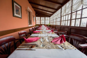 Hotel Octárna zasklená terasa