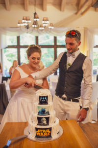 Svatební dort z cukrárny Anna Magdaléna Star Wars