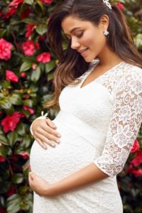 Těhotenské svatební šaty Suzie