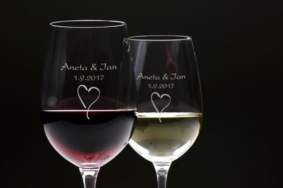 Svatební skleničky