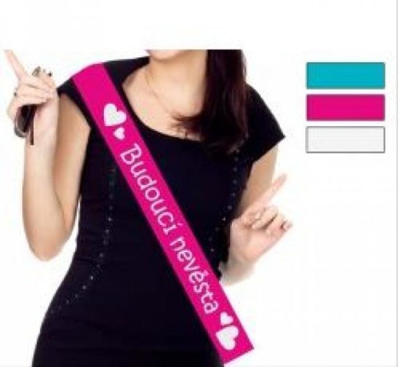 Svatební dekorace šerpa pro nevěstu