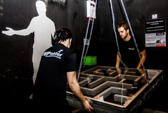 Tepfaktor hra bludiště