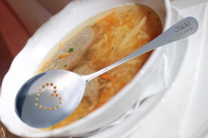 Svatební lžíce na polévku s gravírováním