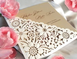 Pamas - Oznámení s krajkou