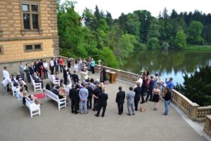 Zámek Průhonice - Malé nádvoří