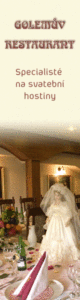 Golémův restaurant banner