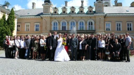 Zámek Světlá nad Sázavou svatební focení