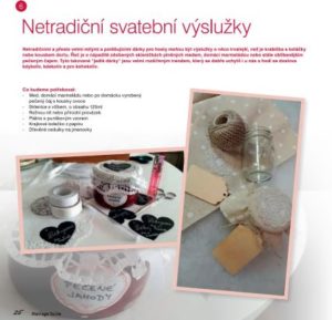 Netradiční svatební výslužka