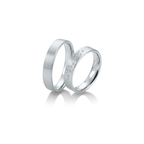 Snubní prsteny z bílého zlata
