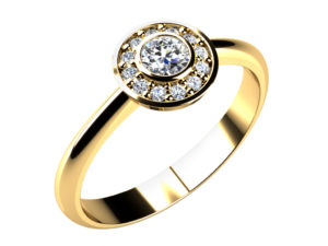 Zásnubní prsten love 043