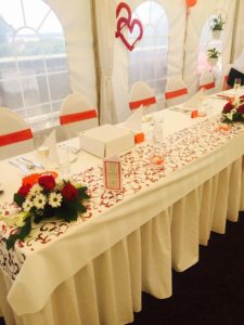 Svatební hostina detail