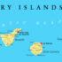 Mapa Kanárských ostrovů