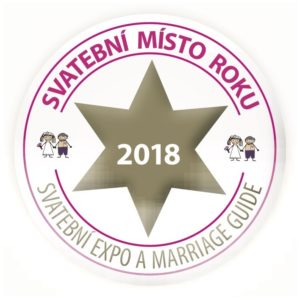 Svatební místo roku 2018 logo
