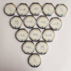 Dárky pro svatebčany na památku ve tvaru trojúhelníku