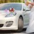 Svatební auto Porsche s kyticí - úvodní foto