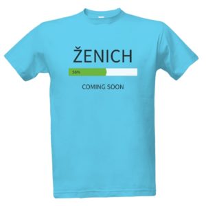 Svatební tričko na rozlučku - ženich coming soon