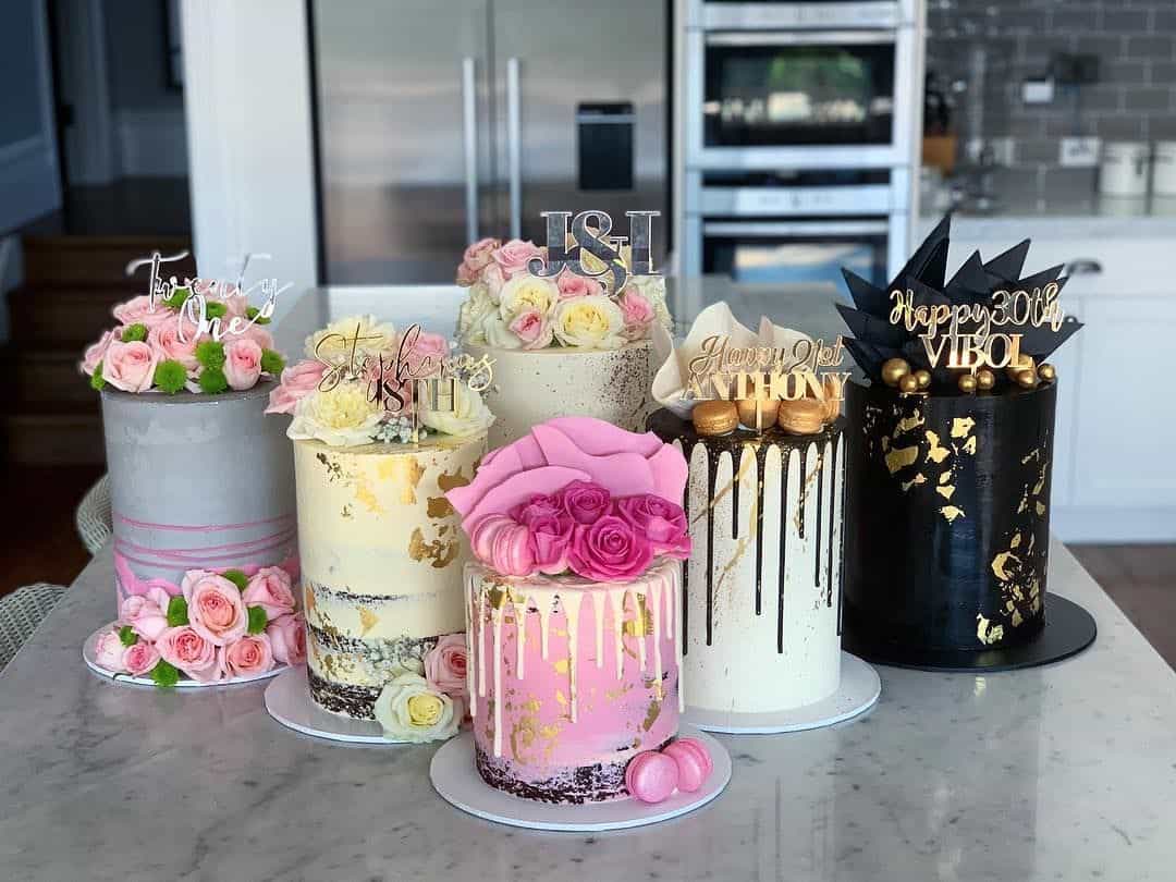 Šest elegantních dortů od Cakes By Ellen