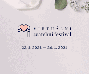 Online svatební festival nebo-li VVSR (Velká Virtuální Svatební Revoluce) 22. - 24. 1. 2021, banner 300x250