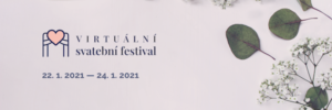 Online svatební festival nebo-li VVSR (Velká Virtuální Svatební Revoluce) 22. - 24. 1. 2021, banner na šířku