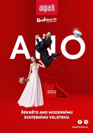 Svatební veletrh v Auparku Hradec Králové, sobota 12. 3. 2022, otevřeno 9-21h